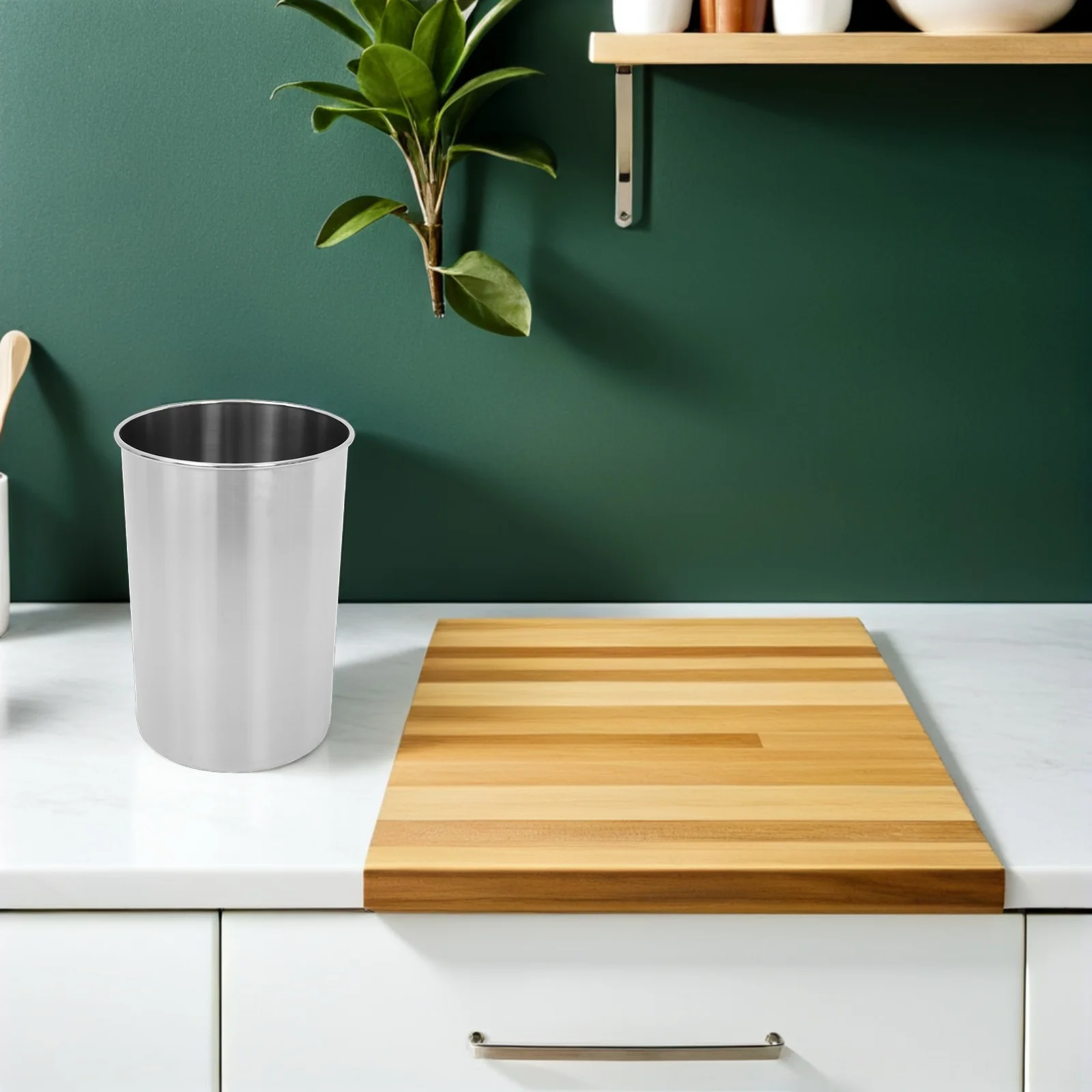 Кухонный мусорный бак из нержавеющей стали, столешница, встроенная корзина для мусора, экономия места, дизайн для домашнего офиса, ресторана
Кухонный мусорный бак из нержавеющей стали, столешница, встроенная корзина для мусора, экономия места, дизайн для домашнего офиса, ресторана