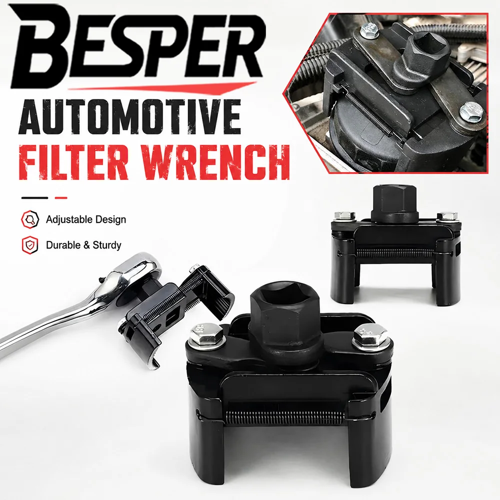 Adjustable Car Oil Filter Wrench 60-80mm Steel Spanner Universal Fuel Filter Removal Auto Maintenance Repair Tool
Adjustable Car Oil Filter Wrench 60-80mm Steel Spanner Universal Fuel Filter Removal Auto Maintenance Repair Tool