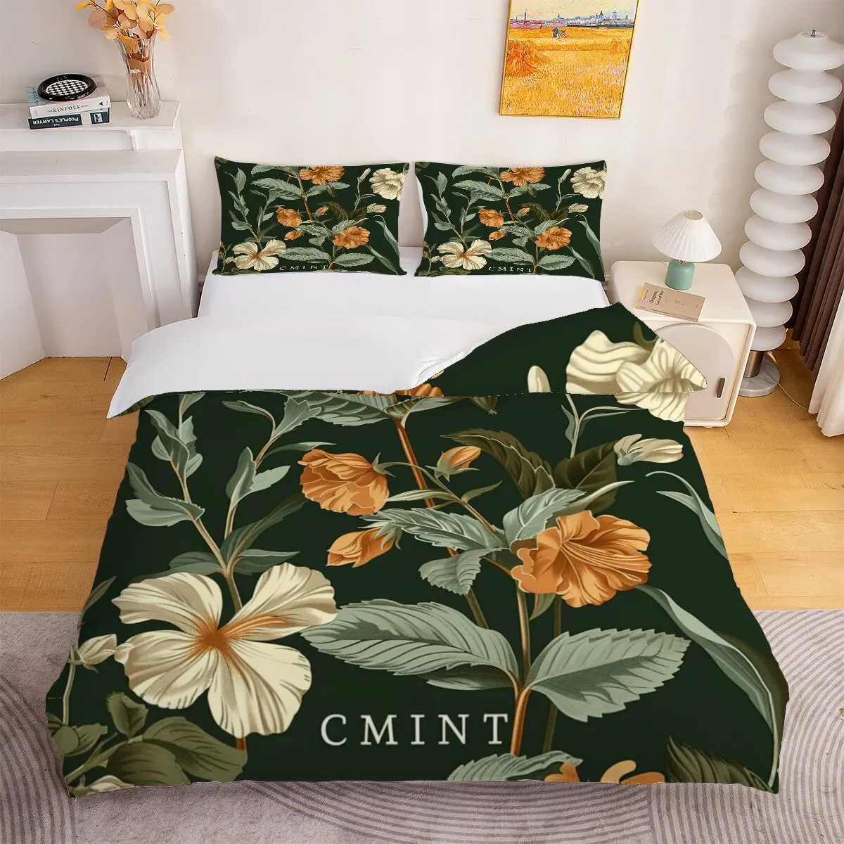 White Bayberry Down comforter set, extra large size Orange Bayberry Modern trend of printed bedding
White Bayberry Down comforter set, extra large size Orange Bayberry Modern trend of printed bedding