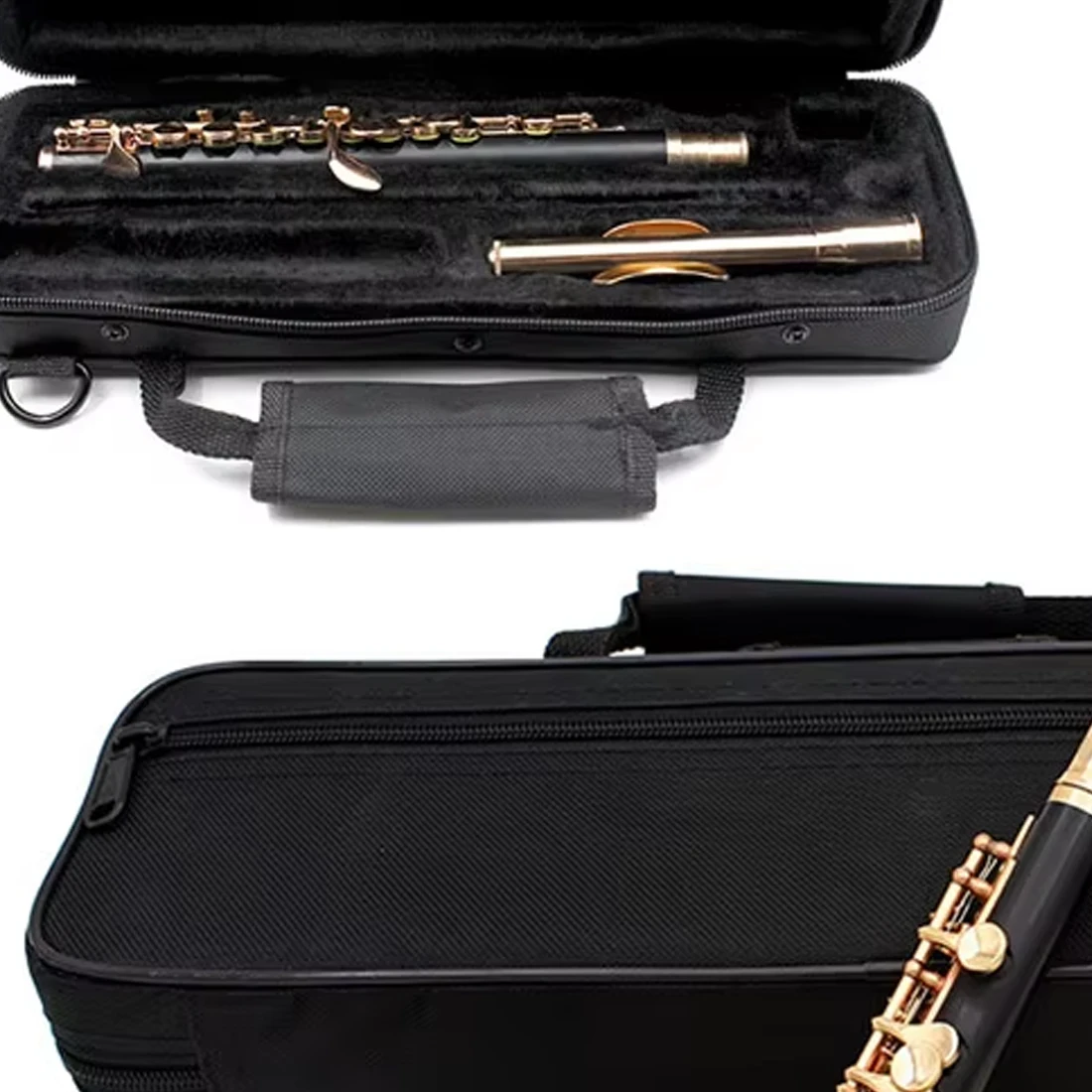 SLADE Piccolo C Key Black Gold C-shaped Piccolo with Box Cleaning Cloth Rod Gloves Set for Beginner Students
SLADE Piccolo C Key Black Gold C-shaped Piccolo with Box Cleaning Cloth Rod Gloves Set for Beginner Students