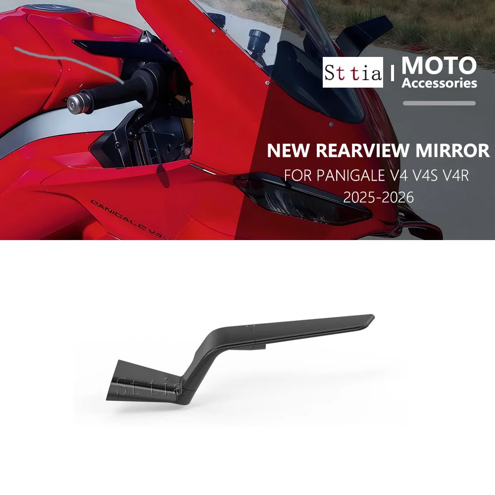 V4 Rearview Mirror For Ducati Panigale V4 v4 V4S 2025- Stealth Sport Winglet Mirror Kits Adjustable Stealth Mirrors
V4 Rearview Mirror For Ducati Panigale V4 v4 V4S 2025- Stealth Sport Winglet Mirror Kits Adjustable Stealth Mirrors