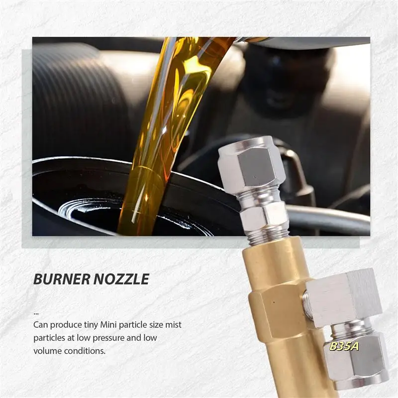1.5Mm Waste Oil Burner Nozzle,Air Atomizing Nozzle,Fuel Oil Nozzle,Full Cone Oil Spray Nozzle
1.5Mm Waste Oil Burner Nozzle,Air Atomizing Nozzle,Fuel Oil Nozzle,Full Cone Oil Spray Nozzle