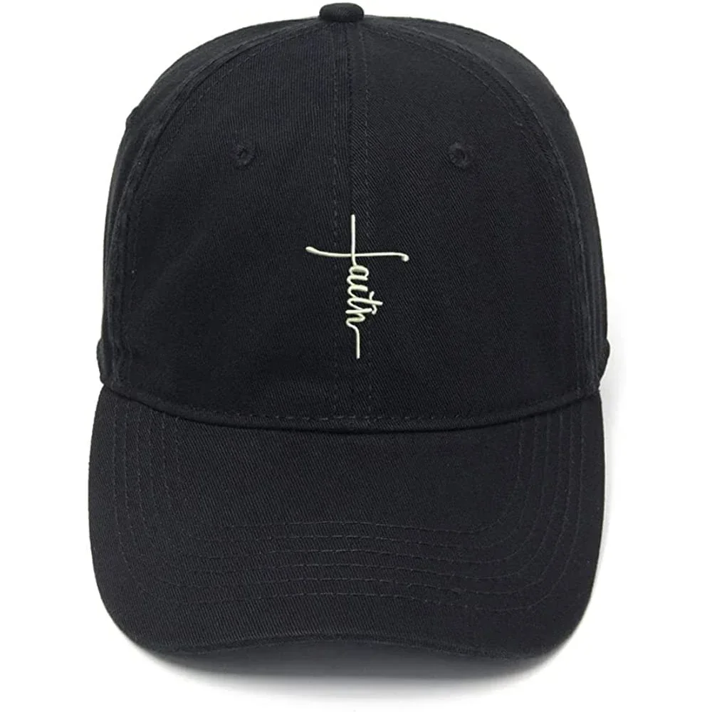 Men's Baseball Cap Jesus Cross Embroidery Hat Black Embroidered Casual Baseball Caps
Men's Baseball Cap Jesus Cross Embroidery Hat Black Embroidered Casual Baseball Caps