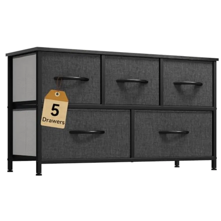 DWVO Dresser with 5 Drwers Fric Storge Tower, Dresser and Chest of Drawers, Organizer Unit for Bedroom
DWVO Dresser with 5 Drwers Fric Storge Tower, Dresser and Chest of Drawers, Organizer Unit for Bedroom