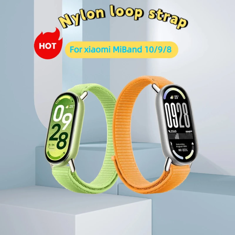Nylon Strap for Xiaomi Band 10/9/8 Sports soft Comfortable Wristband smartwatch Mi band10 9 8NFC Breathable Strap Accessories
Nylon Strap for Xiaomi Band 10/9/8 Sports soft Comfortable Wristband smartwatch Mi band10 9 8NFC Breathable Strap Accessories