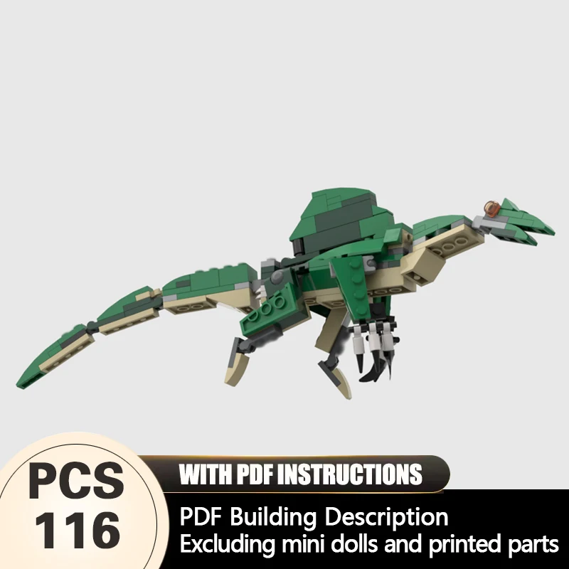 Creators Animal Series Model MOC Building Bricks Spinosaurus Modular Technology Gifts Holiday Assemble Children Toys Suit
Creators Animal Series Model MOC Building Bricks Spinosaurus Modular Technology Gifts Holiday Assemble Children Toys Suit