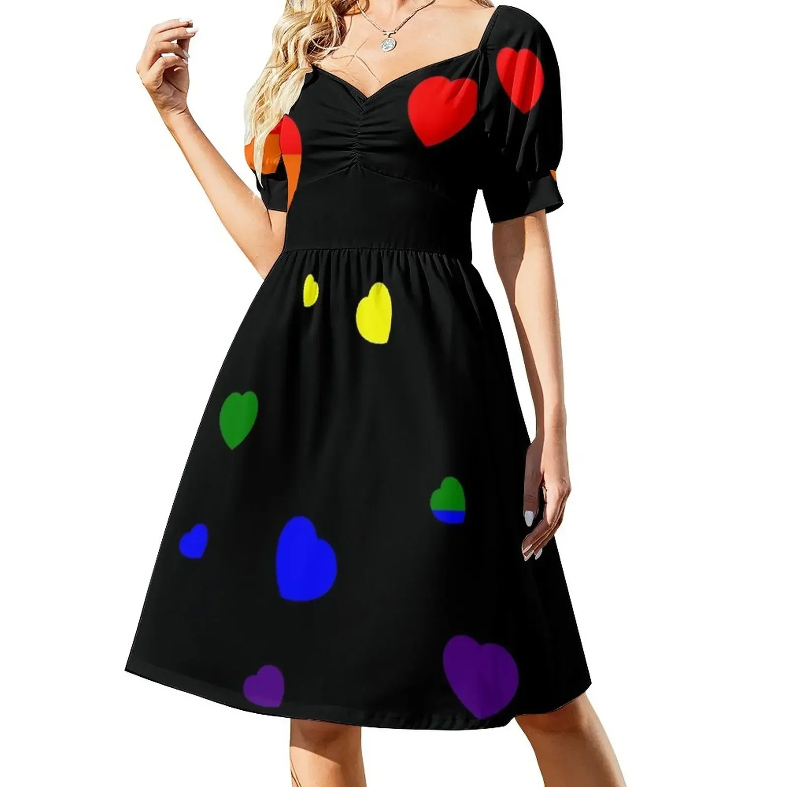 Chaotic Hearts, Pride Series - LGBT Short-Sleeved Dress fairy dress summer dresses womens 2025 Dress
Chaotic Hearts, Pride Series - LGBT Short-Sleeved Dress fairy dress summer dresses womens 2025 Dress