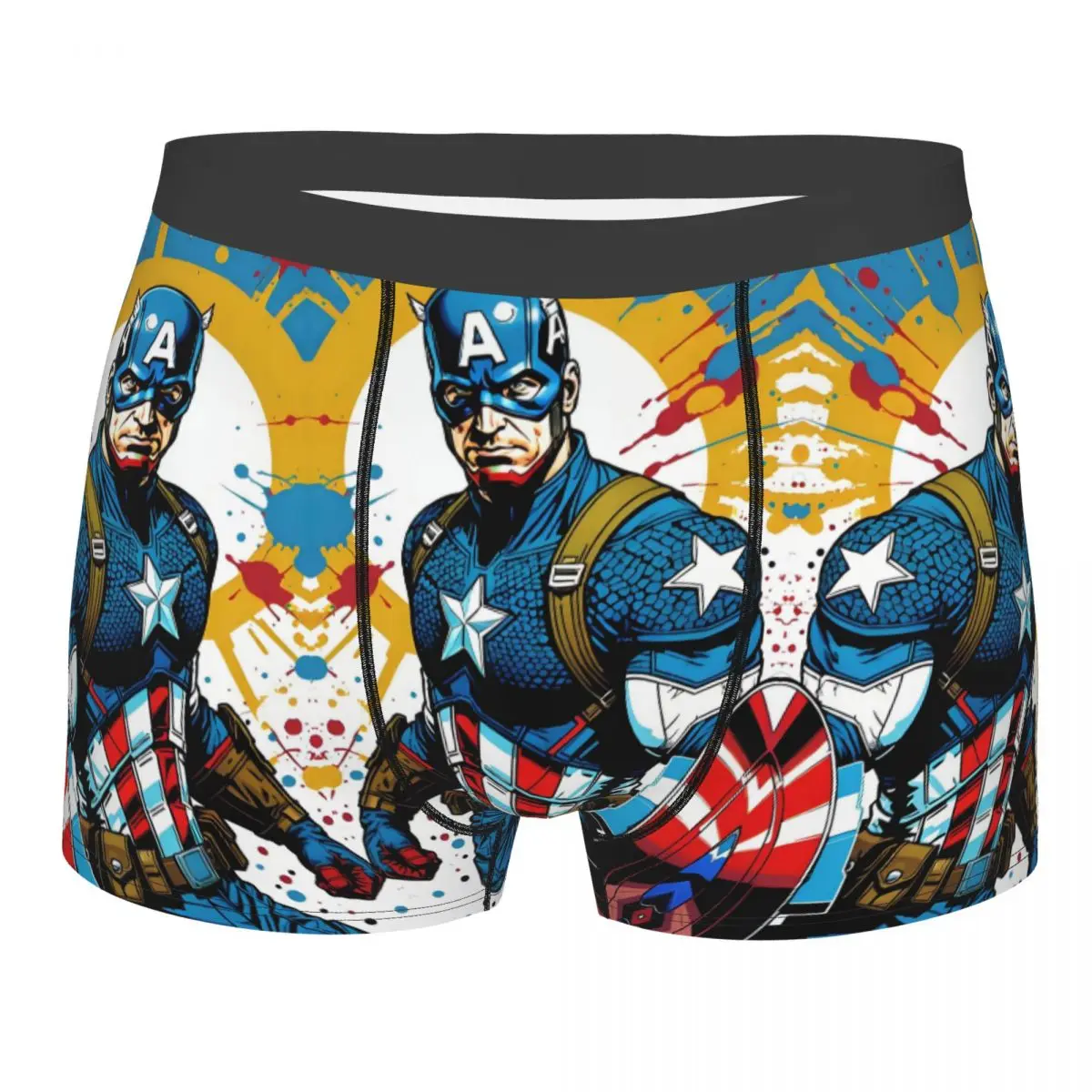 Custom Captain America Colorful Graffiti Underwear Male Print Anime Cartoon Boxer Shorts Panties Briefs Soft Underpants
Custom Captain America Colorful Graffiti Underwear Male Print Anime Cartoon Boxer Shorts Panties Briefs Soft Underpants