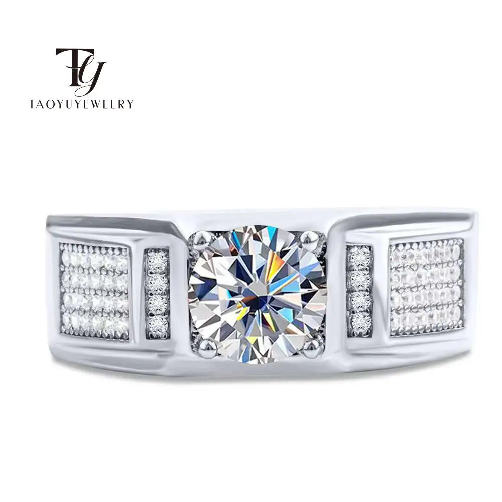 1CT D Color Moissanite Ring Classic Style 925 Sterling Silver Jewelry Men's And Women's Rings For Party Wedding Birthday Gift
1CT D Color Moissanite Ring Classic Style 925 Sterling Silver Jewelry Men's And Women's Rings For Party Wedding Birthday Gift
