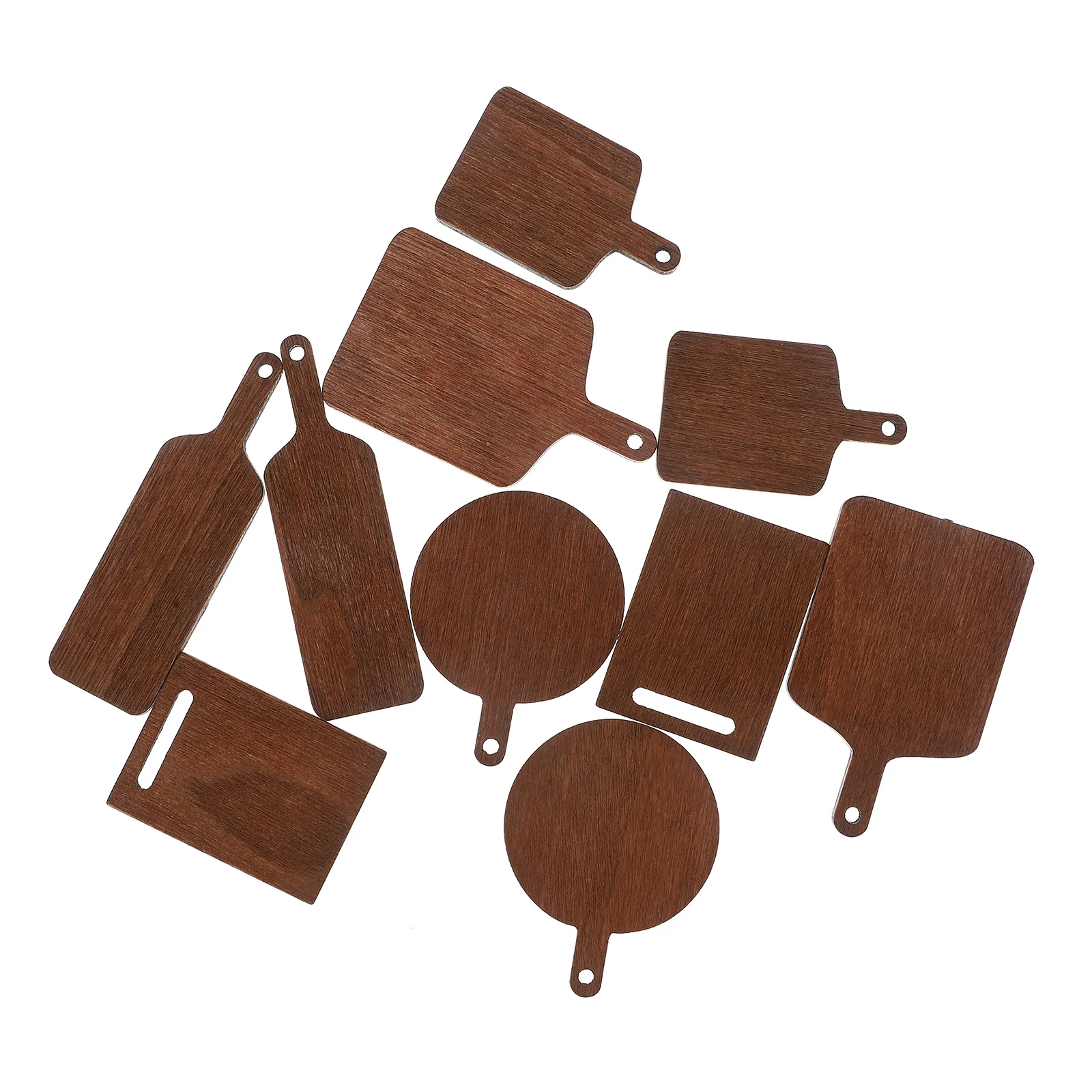 10 Pcs Mini Chopping Board Tiny Wood Wooden Miniature Cutting for Model Decorate House
10 Pcs Mini Chopping Board Tiny Wood Wooden Miniature Cutting for Model Decorate House