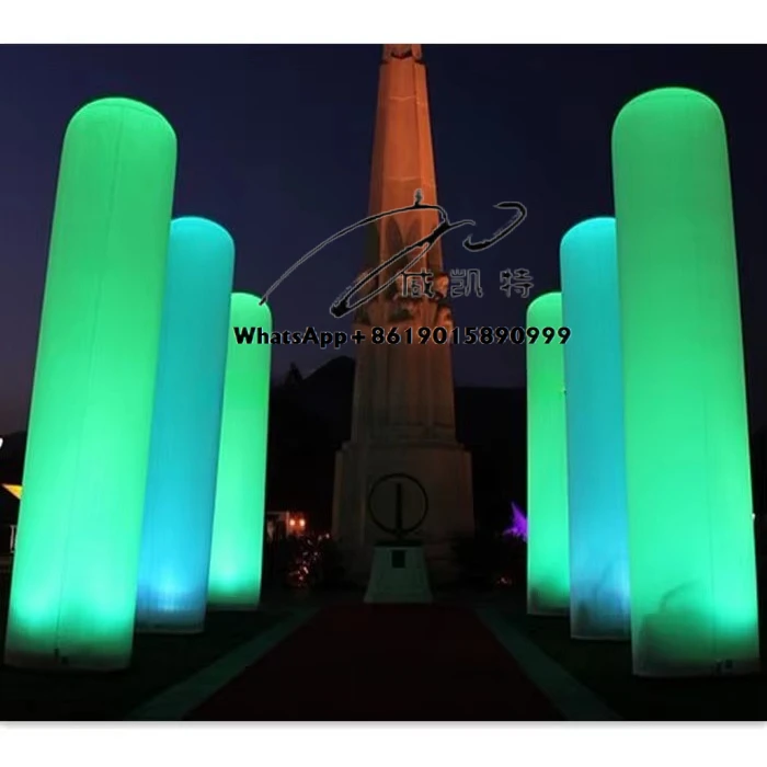 Illuminating Inflatable Advertising Pillar, Outdoor Advertising Cone, With Remote Control Colorful LED Light A288
Illuminating Inflatable Advertising Pillar, Outdoor Advertising Cone, With Remote Control Colorful LED Light A288
