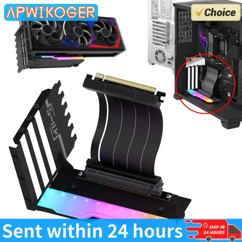 Vertical GPU Mounting Bracket with 15cm PCI-E 4.0 X16 Riser Cable Graphics Card Holder Kit GPU Bracket Holder
Vertical GPU Mounting Bracket with 15cm PCI-E 4.0 X16 Riser Cable Graphics Card Holder Kit GPU Bracket Holder