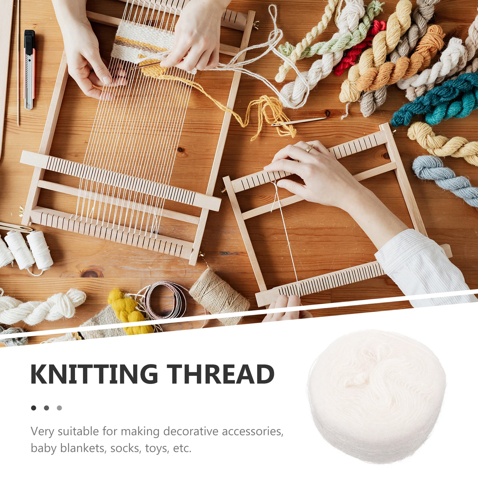 Wool Yarn Ball Soft Durable Knitting Thread For Scarf Hat Sweater Blanket Diy Crocheting Thick Yarn
Wool Yarn Ball Soft Durable Knitting Thread For Scarf Hat Sweater Blanket Diy Crocheting Thick Yarn