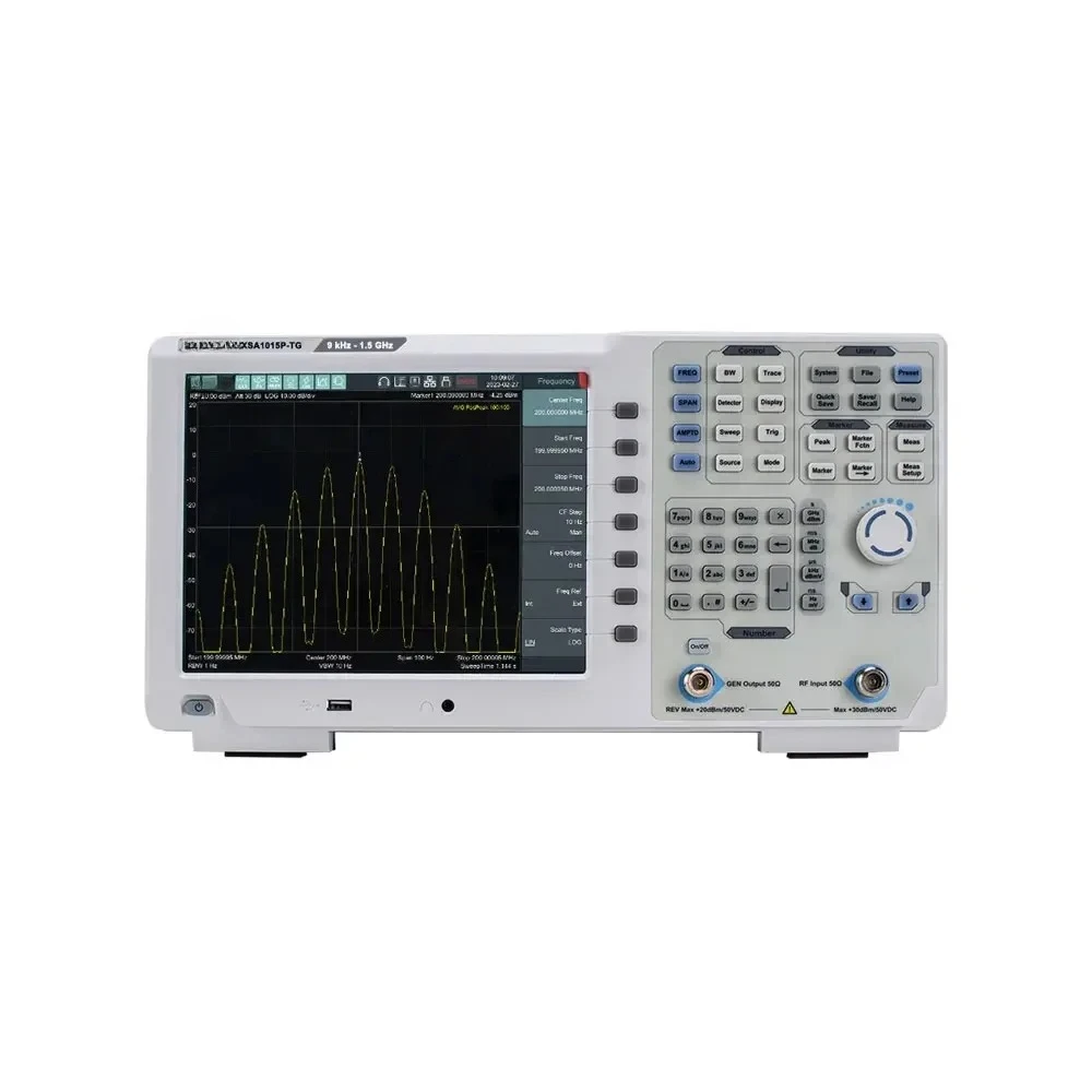 XSA1015P-TG 9kHz-1.5GHz Spectrum Analyzer Tracking Generator with 10.4-inch TFT LCD Touch Screen
XSA1015P-TG 9kHz-1.5GHz Spectrum Analyzer Tracking Generator with 10.4-inch TFT LCD Touch Screen