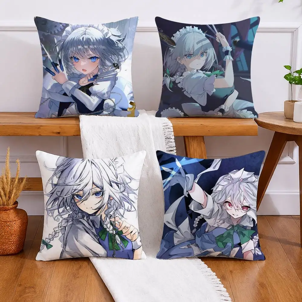 Touhou Project Sakuya Izayoi Pillow Case Pattern Printed Pillowcase For Living Room Sofa Cushion Cover
Touhou Project Sakuya Izayoi Pillow Case Pattern Printed Pillowcase For Living Room Sofa Cushion Cover