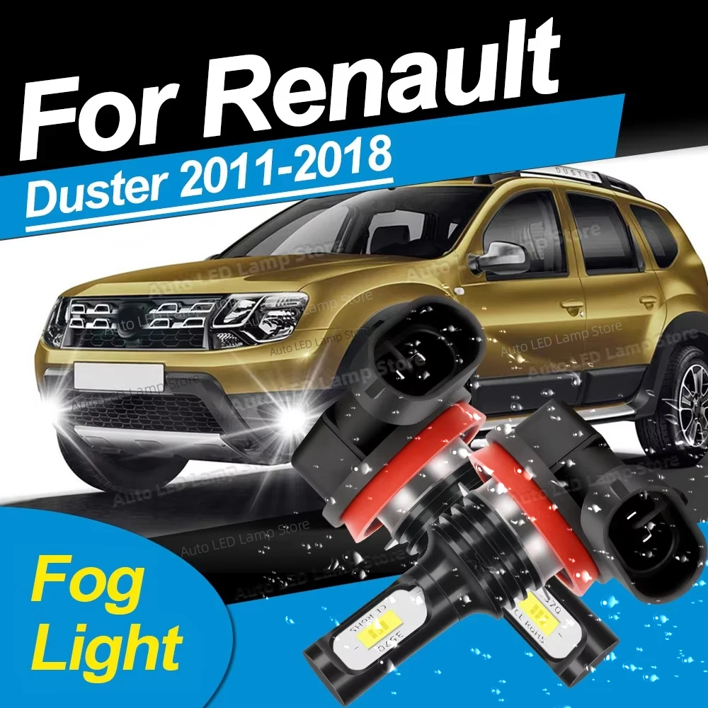 2Pcs LED Lamp Car Front Fog Light 20000LM Ultra Bright Bulbs For Renault Duster 2011 2012 2013 2014 2015 2016 2017 2018
2Pcs LED Lamp Car Front Fog Light 20000LM Ultra Bright Bulbs For Renault Duster 2011 2012 2013 2014 2015 2016 2017 2018