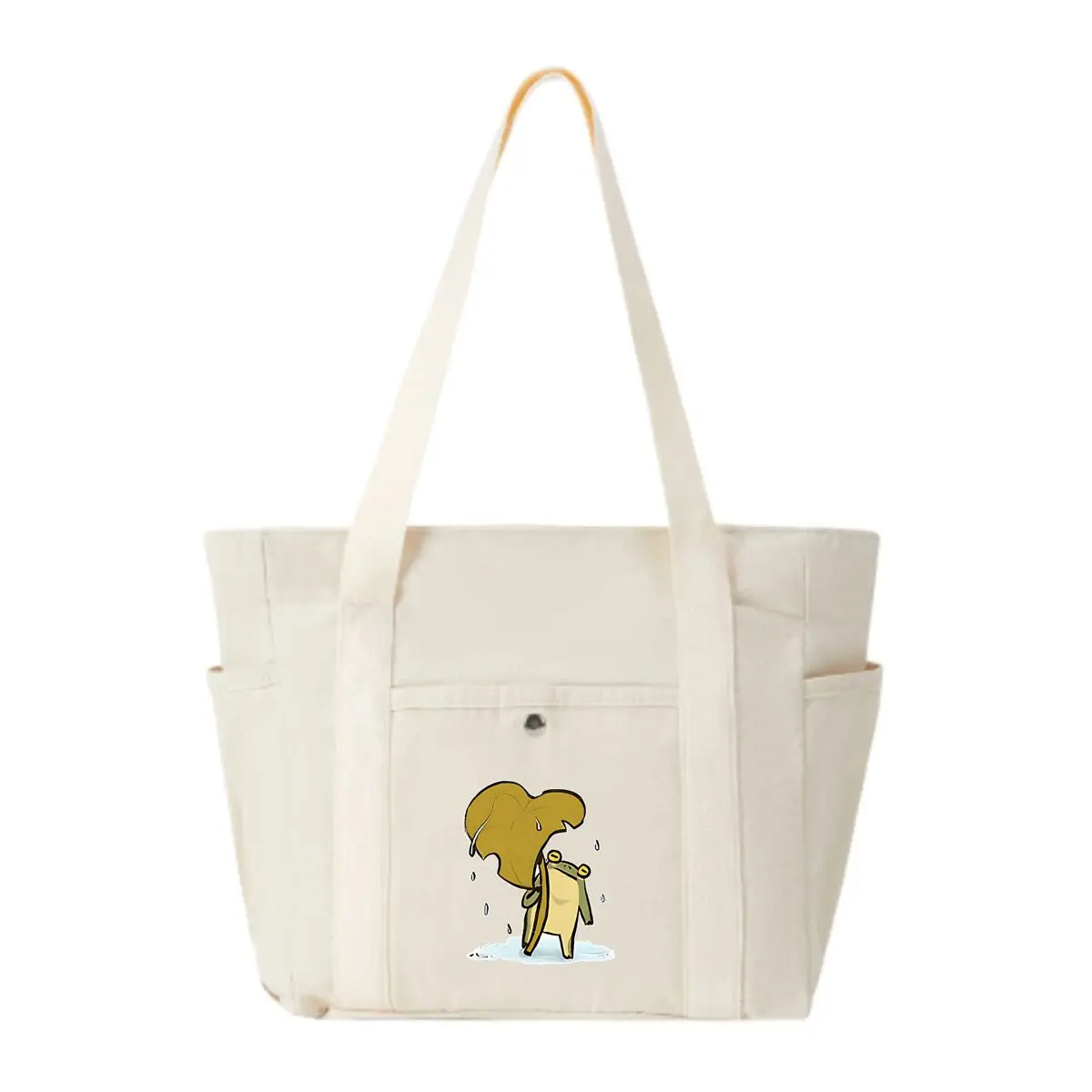Frog in the rain Love nature Fashionable Astronaut Cartoon New Women's Shoulder Bag Handbag Simple Canvas Tote Bag
Frog in the rain Love nature Fashionable Astronaut Cartoon New Women's Shoulder Bag Handbag Simple Canvas Tote Bag