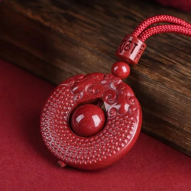 Natural Ore Cinnabar Buddhist Heart Sutra Buckle Pendant Cinnabar Sweater Chain Jewelry for Men and Women Ancient Chinese Font
Natural Ore Cinnabar Buddhist Heart Sutra Buckle Pendant Cinnabar Sweater Chain Jewelry for Men and Women Ancient Chinese Font