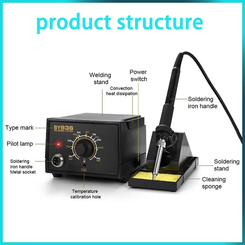 Для электроники, телефона, печатной платы, ремонт печатной платы, комплект паяльника 9 в 1, 936 60 Вт, цифровая паяльная станция с регулируемой температурой
Для электроники, телефона, печатной платы, ремонт печатной платы, комплект паяльника 9 в 1, 936 60 Вт, цифровая паяльная станция с регулируемой температурой