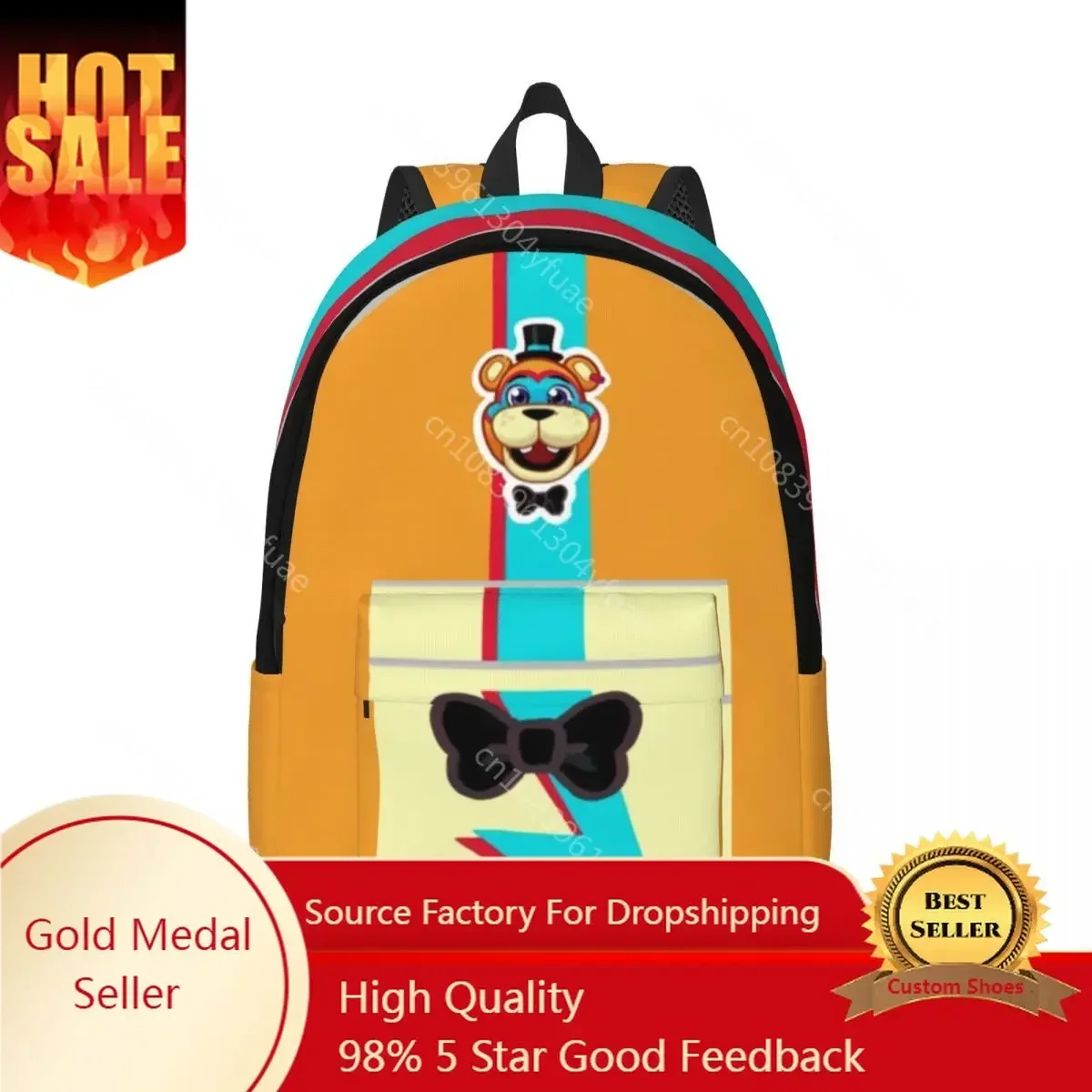 Glamrock F-FREDDYS Backpack Male Fazbear Entertainment Lightweight Backpacks High School Bags Sport Design Rucksack Xmas Gift
Glamrock F-FREDDYS Backpack Male Fazbear Entertainment Lightweight Backpacks High School Bags Sport Design Rucksack Xmas Gift
