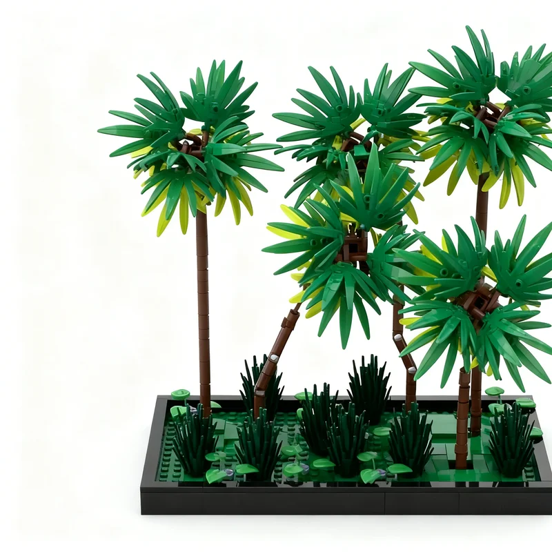 NEW 324PCS MOC Creative Model Vignette Parrots In Palm Trees Building Blocks Collectible Display DIY Bricks Gift Decoration Home
NEW 324PCS MOC Creative Model Vignette Parrots In Palm Trees Building Blocks Collectible Display DIY Bricks Gift Decoration Home
