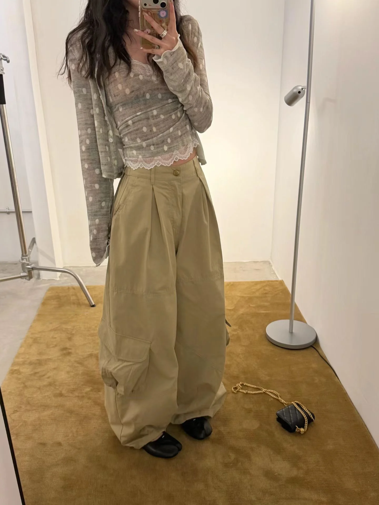 CHICYAN2026 American Street Style Pleated Balloon Wide Leg Casual Pants Women's High Waist Cotton Workwear Folded Design
CHICYAN2026 American Street Style Pleated Balloon Wide Leg Casual Pants Women's High Waist Cotton Workwear Folded Design
