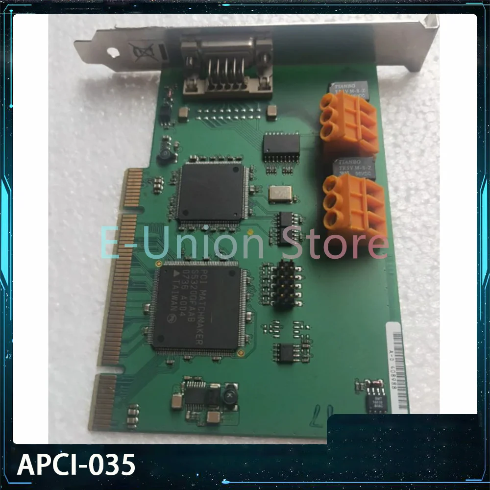 Industrial Equipment COM Port Acquisition Graphics Card APCI-035 Works Perfectly
Industrial Equipment COM Port Acquisition Graphics Card APCI-035 Works Perfectly