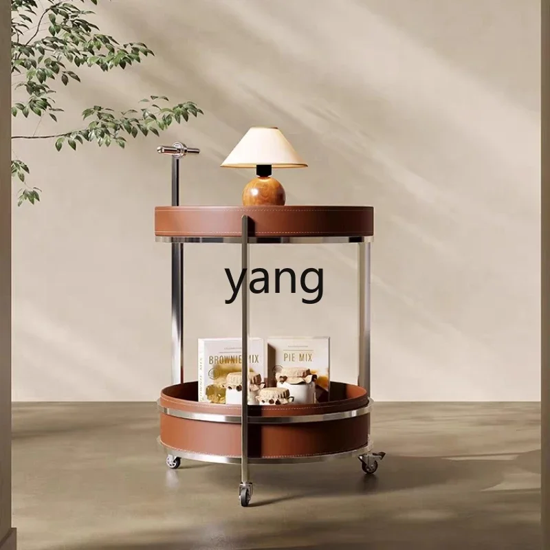 YHM simple round living room movable cart
YHM simple round living room movable cart