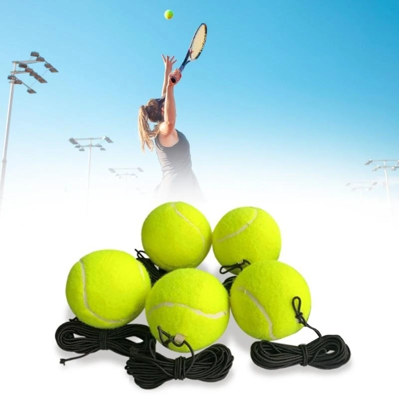 Q39E 5Pcs Tennis Training Balls With Elastic String Tennis Trainer Balls Rebounds Practice Balls Practice Tool for Beginner
Q39E 5Pcs Tennis Training Balls With Elastic String Tennis Trainer Balls Rebounds Practice Balls Practice Tool for Beginner