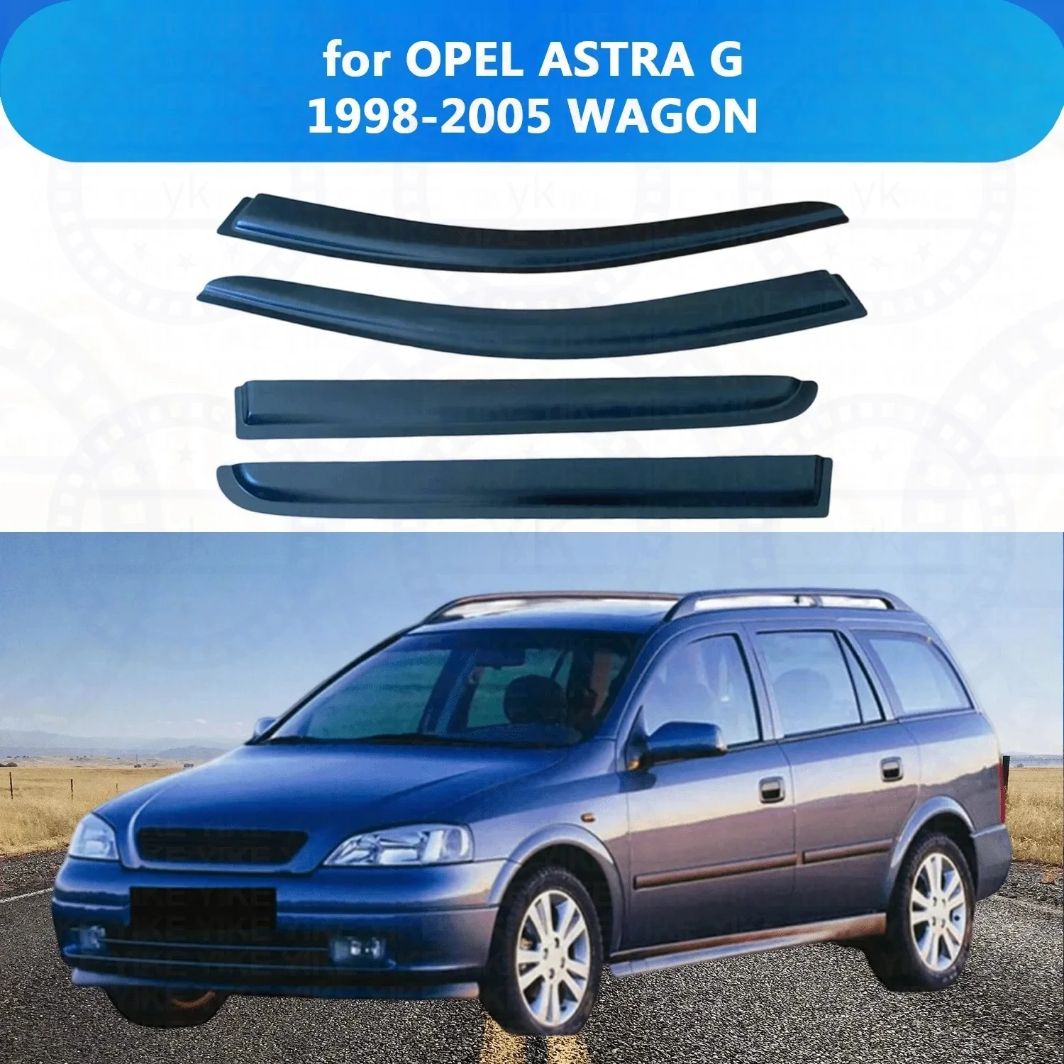 FOR OPEL ASTRA G 1998-2003 2004 2005 WAGON Side Window Visor Rain Guard Side Vent Deflector Weathershield Outside-Mount Tape On
FOR OPEL ASTRA G 1998-2003 2004 2005 WAGON Side Window Visor Rain Guard Side Vent Deflector Weathershield Outside-Mount Tape On