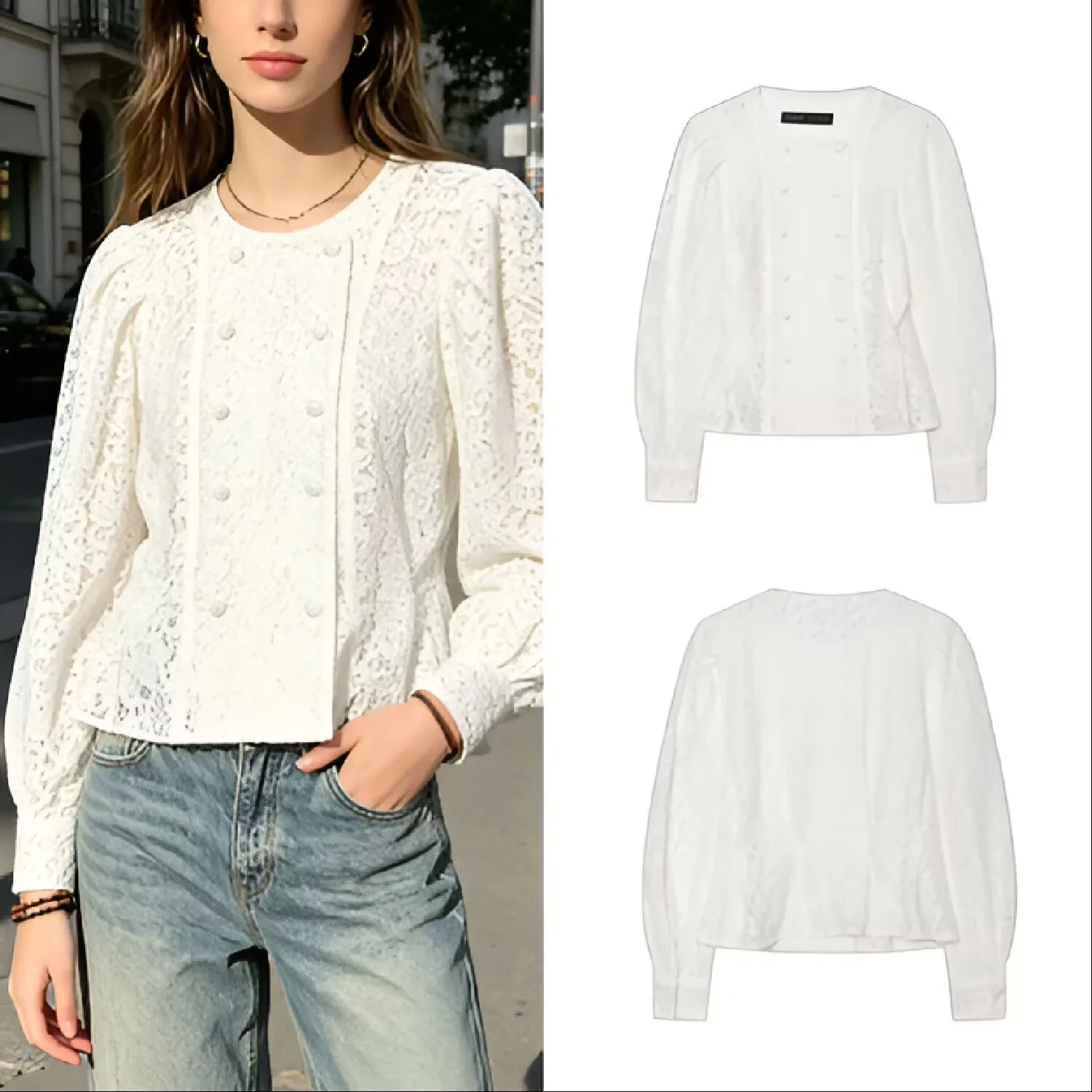 Fashion Lace Perspective Blouse Women 2026 Summer Elegant Office New Style Shirt Street Youth Travel Tops New Lace Shirts
Fashion Lace Perspective Blouse Women 2026 Summer Elegant Office New Style Shirt Street Youth Travel Tops New Lace Shirts