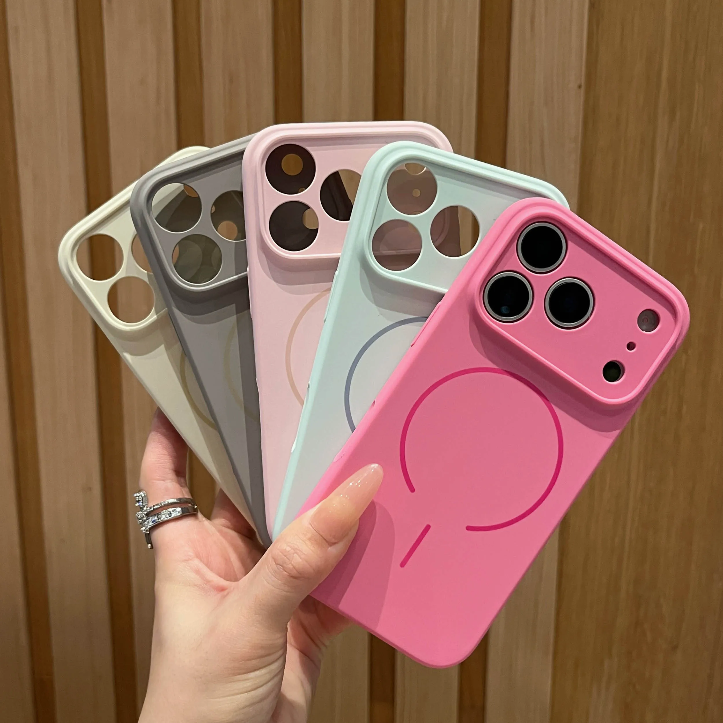 Original Ultra-Thin Ice Feel Magnetic Liquid Silicone Phone Case For Magsafe For iPhone16 15 14 13 17ProMax Skin Feel Soft Cover
Original Ultra-Thin Ice Feel Magnetic Liquid Silicone Phone Case For Magsafe For iPhone16 15 14 13 17ProMax Skin Feel Soft Cover
