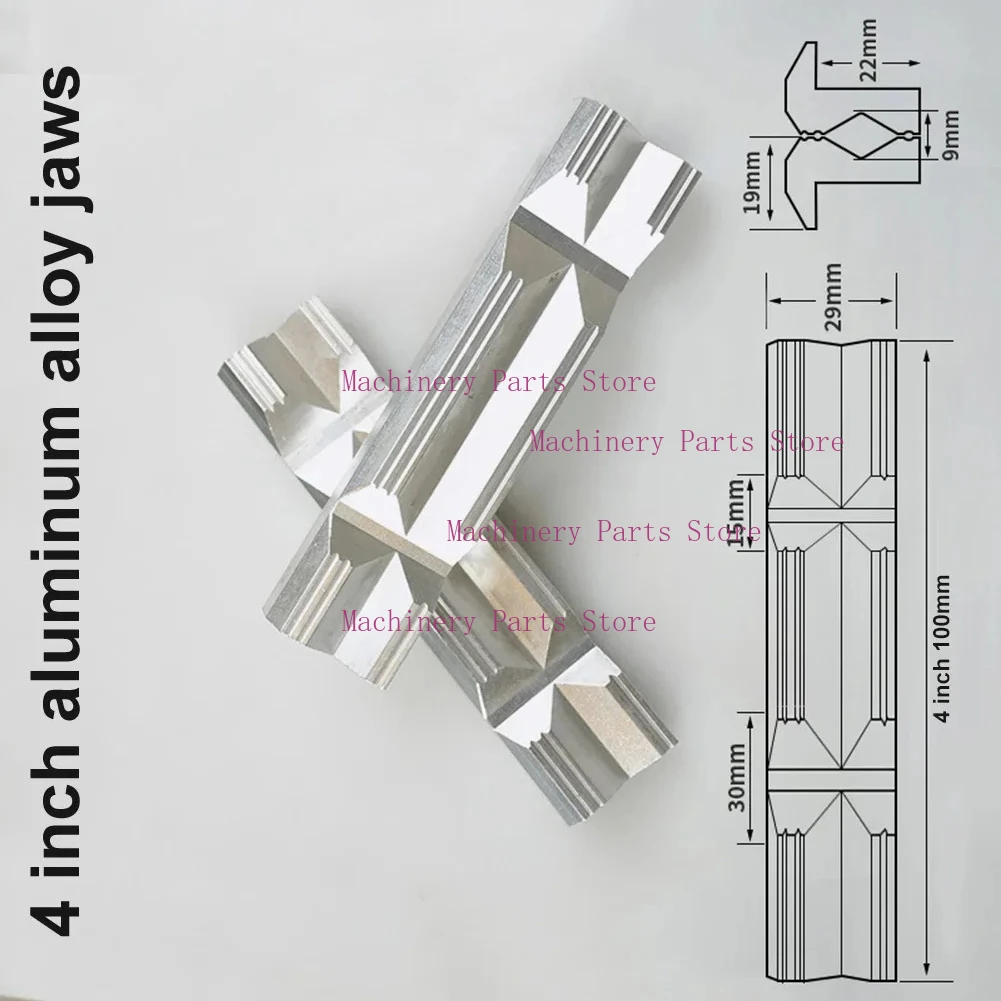 Vise Hard Jaw CNC Milling Steel Fixture V-Type Jaw Aluminum Alloy 4" or 8" V-clip 4 / 5/6 /8 Inch Vise Jaws 1pair
Vise Hard Jaw CNC Milling Steel Fixture V-Type Jaw Aluminum Alloy 4" or 8" V-clip 4 / 5/6 /8 Inch Vise Jaws 1pair