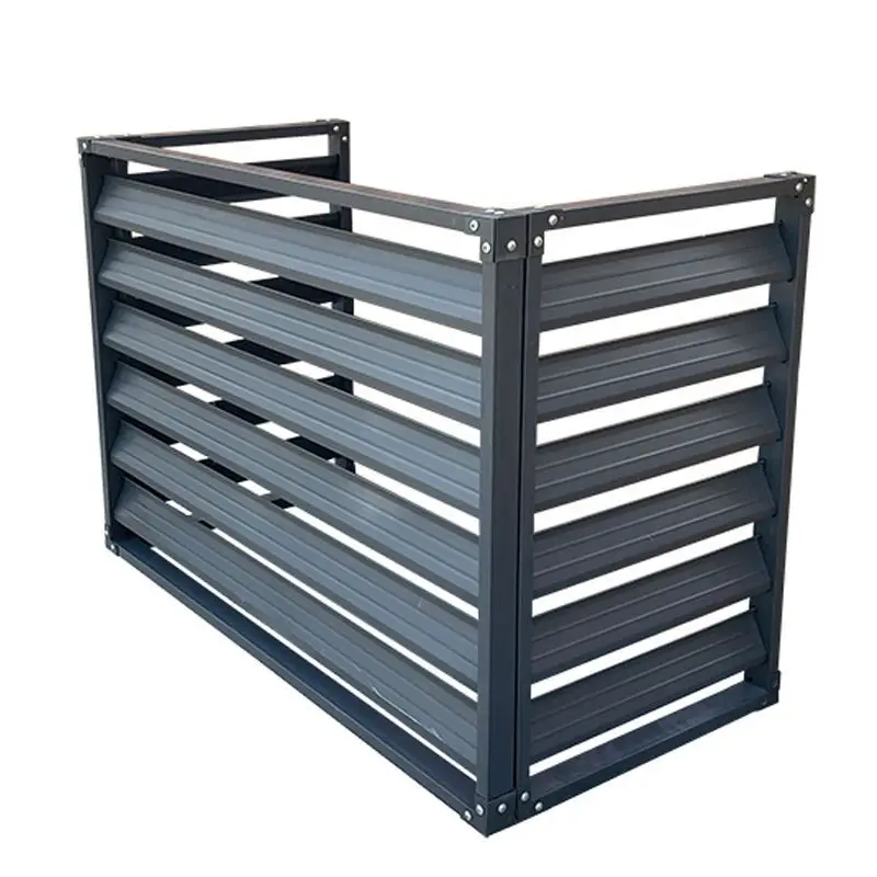 Air conditioner outer cover zinc steel louver grille protective cover outdoor protection galvanized decorative air conditioner
Air conditioner outer cover zinc steel louver grille protective cover outdoor protection galvanized decorative air conditioner