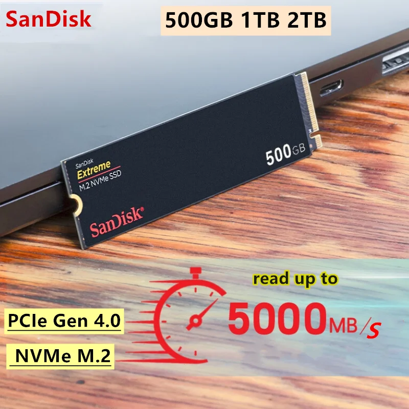 SanDisk SDSSDX3N 500 Гб, 1 ТБ, 2 ТБ Extreme M.2 NVMe PCIe Gen 4,0, до 5000 Мб/с, Внутренний твердотельный накопитель
SanDisk SDSSDX3N 500 Гб, 1 ТБ, 2 ТБ Extreme M.2 NVMe PCIe Gen 4,0, до 5000 Мб/с, Внутренний твердотельный накопитель