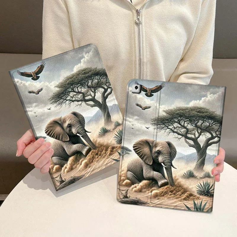 African Elephant Dust Bath For iPad Pro Air Mini 1 2 3 4 5 6 7 7th 8th 9th 10th 11th 10.2 9.7 10.5 10.9 11 2024 2025 Tablet Case
African Elephant Dust Bath For iPad Pro Air Mini 1 2 3 4 5 6 7 7th 8th 9th 10th 11th 10.2 9.7 10.5 10.9 11 2024 2025 Tablet Case