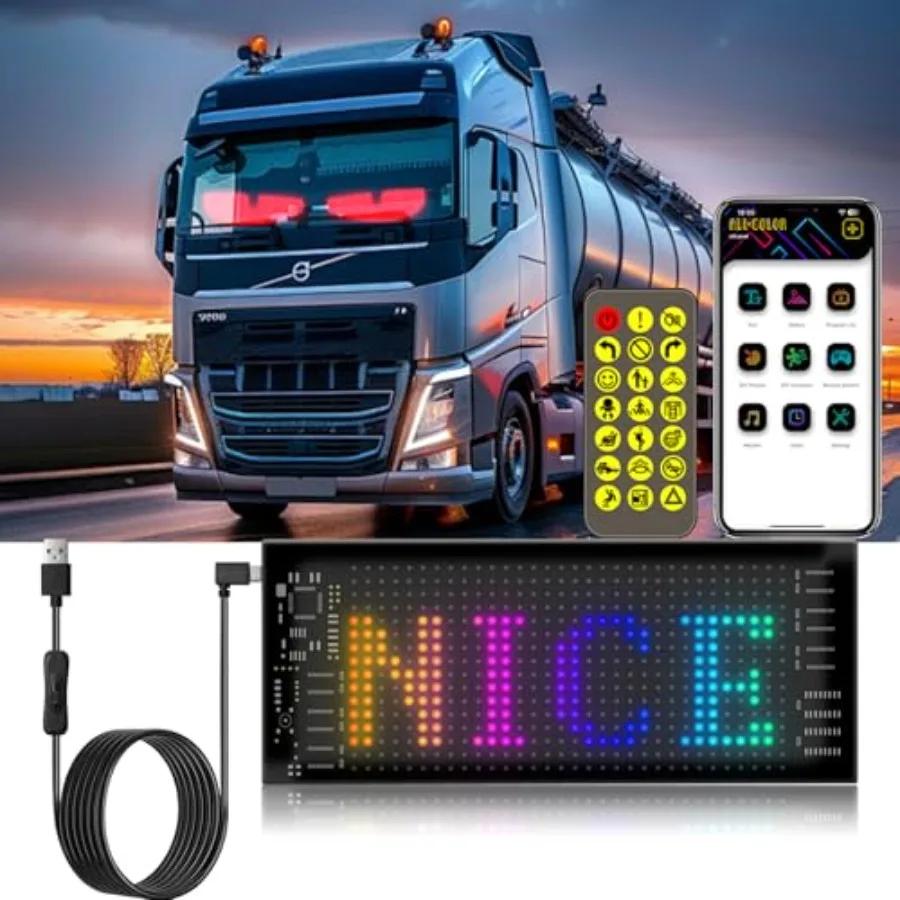 Devil Eyes Lights for CarsUltra-Thin Flexible LED Display Screen Panel for Car Window Large Programmable Flexible LED Screen Su
Devil Eyes Lights for CarsUltra-Thin Flexible LED Display Screen Panel for Car Window Large Programmable Flexible LED Screen Su