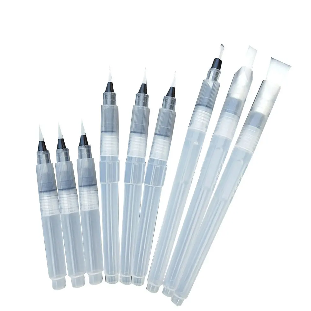9Pcs Water Coloring Brush Pen Set Leakproof Squeeze Barrel for Precise Water Ink Mix Ideal for Travel Sketching Outdoor Painting
9Pcs Water Coloring Brush Pen Set Leakproof Squeeze Barrel for Precise Water Ink Mix Ideal for Travel Sketching Outdoor Painting