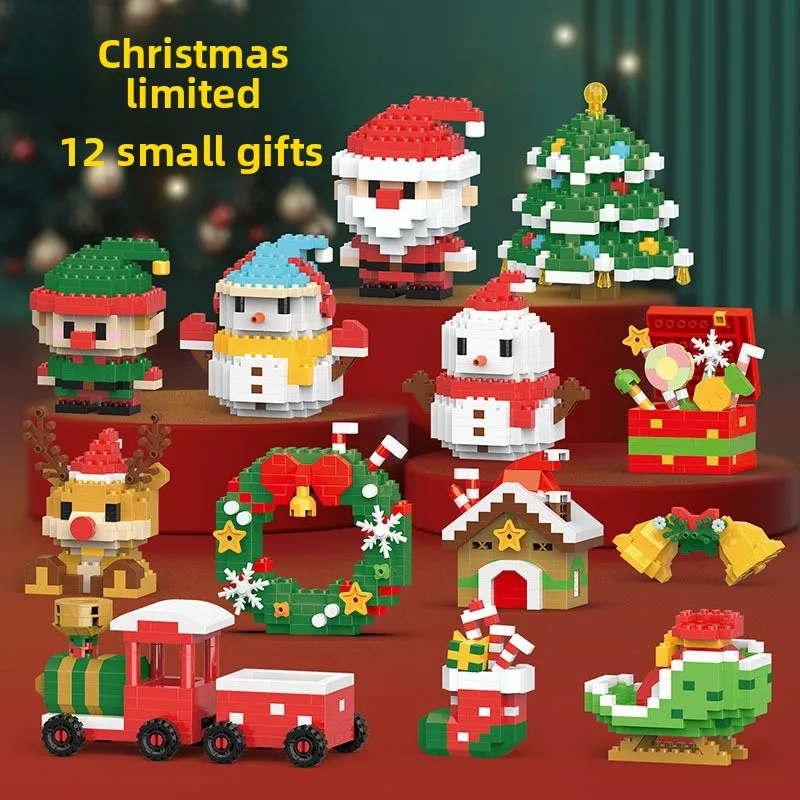 DIY Model Christmas Building Block Santa Claus Snowman Christmas Tree Building Block Toy Christmas Decoration Party Favours 
DIY Model Christmas Building Block Santa Claus Snowman Christmas Tree Building Block Toy Christmas Decoration Party Favours