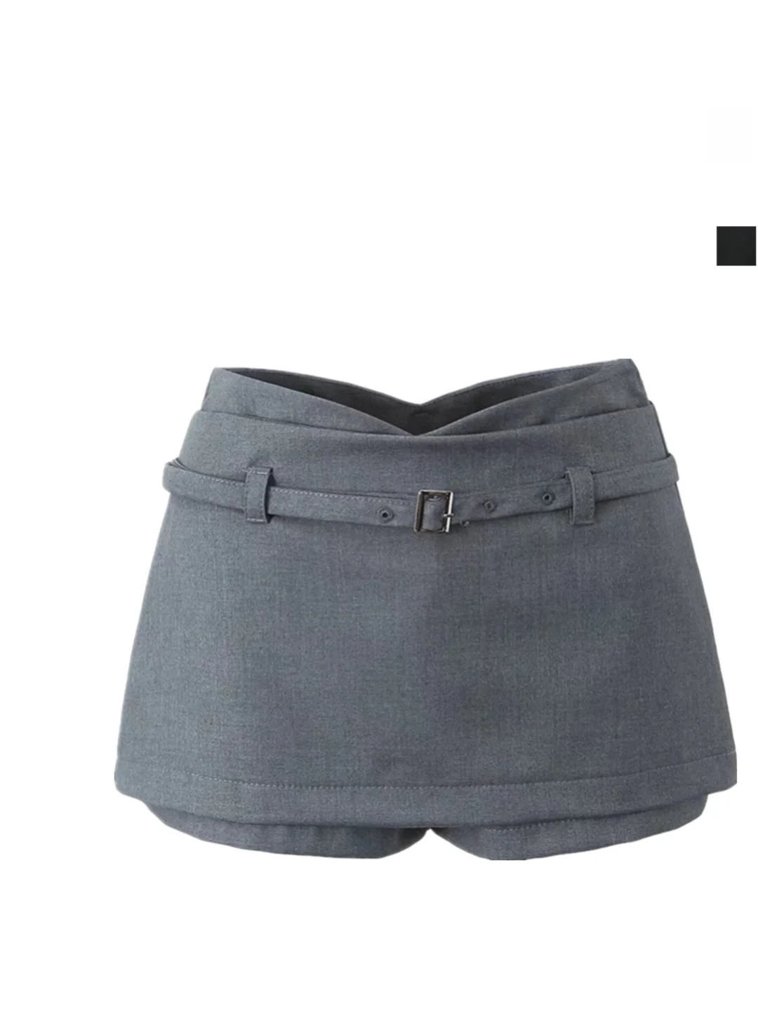 Low-Waist V-aped Vest SkirtWomen's Anti-Indecency Fake Two-Piece A-Line Ball skirtort Silhouette Pure Color
Low-Waist V-aped Vest SkirtWomen's Anti-Indecency Fake Two-Piece A-Line Ball skirtort Silhouette Pure Color