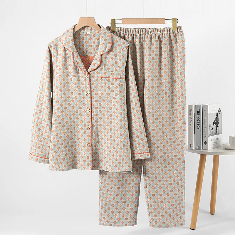 Pijama Mujer Invierno, 100% хлопок, высокое качество, одежда для сна с принтом, женский весенне-осенний домашний костюм, женская ночная рубашка, пижамный комплект
Pijama Mujer Invierno, 100% хлопок, высокое качество, одежда для сна с принтом, женский весенне-осенний домашний костюм, женская ночная рубашка, пижамный комплект