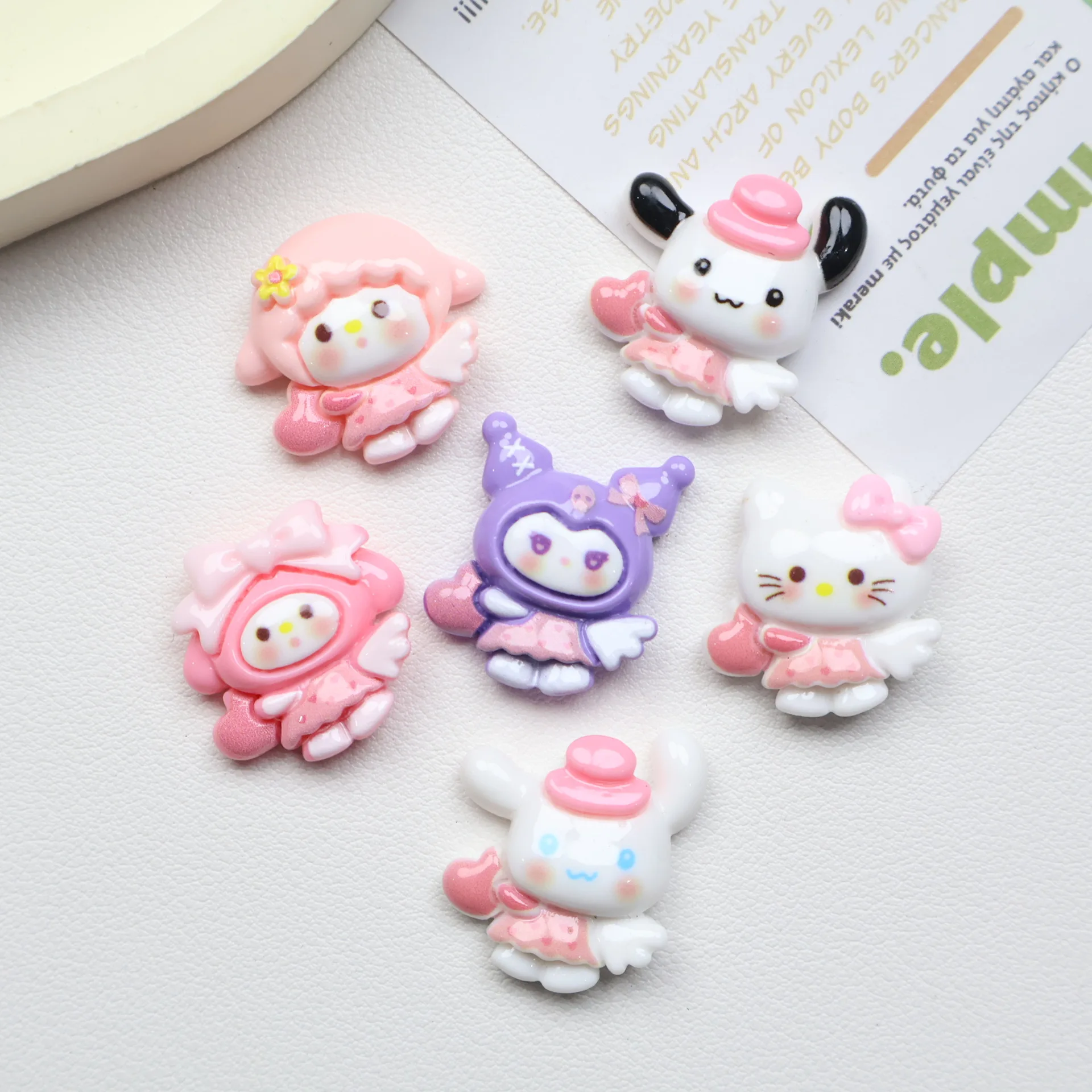 24/120PCS Cartoon DIY resin accessories, heart-shaped wings, handmade hair clips, phone cases, keychains, jewelry accessories
24/120PCS Cartoon DIY resin accessories, heart-shaped wings, handmade hair clips, phone cases, keychains, jewelry accessories