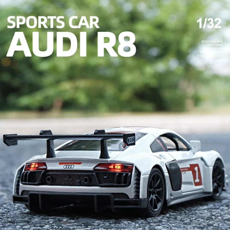 Модель гоночного автомобиля AUDI R8 Le Mans в масштабе 1:32, литой и игрушечный автомобиль, металлическая Игрушечная модель автомобиля, модель со звуком и фотографией, коллекционная игрушка в подарок
Модель гоночного автомобиля AUDI R8 Le Mans в масштабе 1:32, литой и игрушечный автомобиль, металлическая Игрушечная модель автомобиля, модель со звуком и фотографией, коллекционная игрушка в подарок
