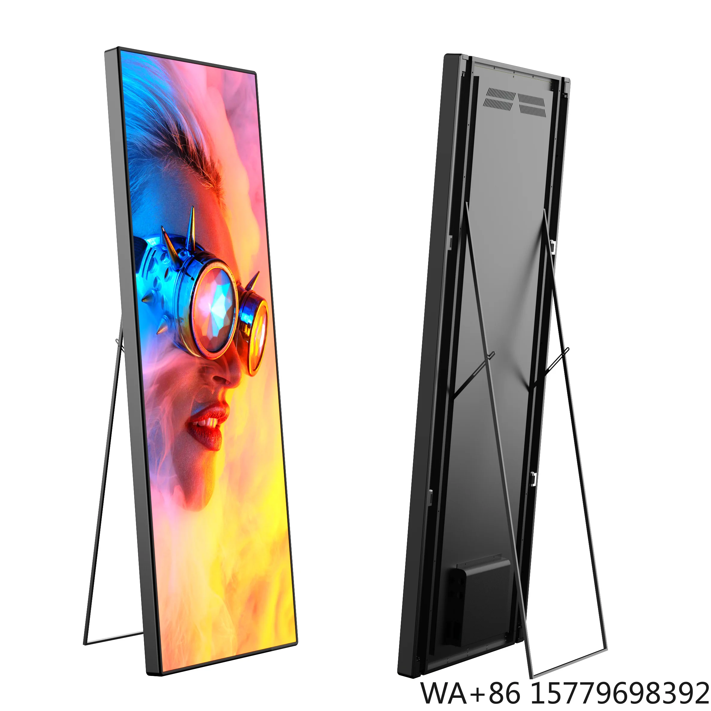 Indoor 640x1920mm Stable LED Poster High Refresh Display Screen 4G+WiFi+USB Advertising Panel
Indoor 640x1920mm Stable LED Poster High Refresh Display Screen 4G+WiFi+USB Advertising Panel