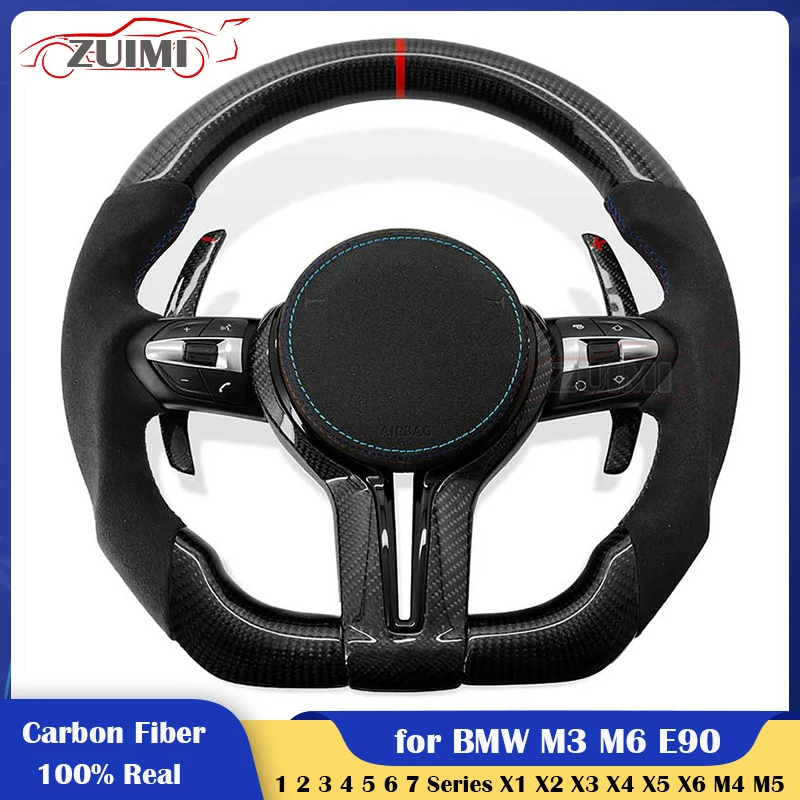 Modified Real Carbon Fiber Car Steering Wheel for BMW f30 f10 f20 e30 f36 f22 M3 M6 E90 X1 X2 X3 X4 X5 M Performance Sport Wheel
Modified Real Carbon Fiber Car Steering Wheel for BMW f30 f10 f20 e30 f36 f22 M3 M6 E90 X1 X2 X3 X4 X5 M Performance Sport Wheel
