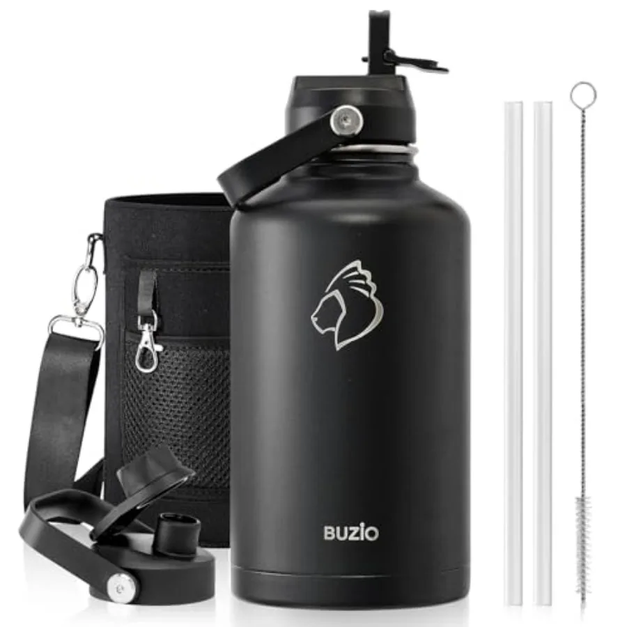 Vacuum Insulated Stainless Steel Water Bottle 64oz Cold for 48 Hrs/Hot for 24 Hrs BPA Free Double Wall Travel Mug/Flask for Out
Vacuum Insulated Stainless Steel Water Bottle 64oz Cold for 48 Hrs/Hot for 24 Hrs BPA Free Double Wall Travel Mug/Flask for Out