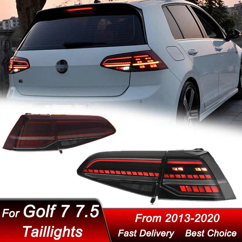 Car Tail Lights For VW Golf 7 golf 7.5 Mk7 2013-2020 new style full LED Tail Lamp Dynamic Turn Signal Light Tail Lamp Assembly
Car Tail Lights For VW Golf 7 golf 7.5 Mk7 2013-2020 new style full LED Tail Lamp Dynamic Turn Signal Light Tail Lamp Assembly