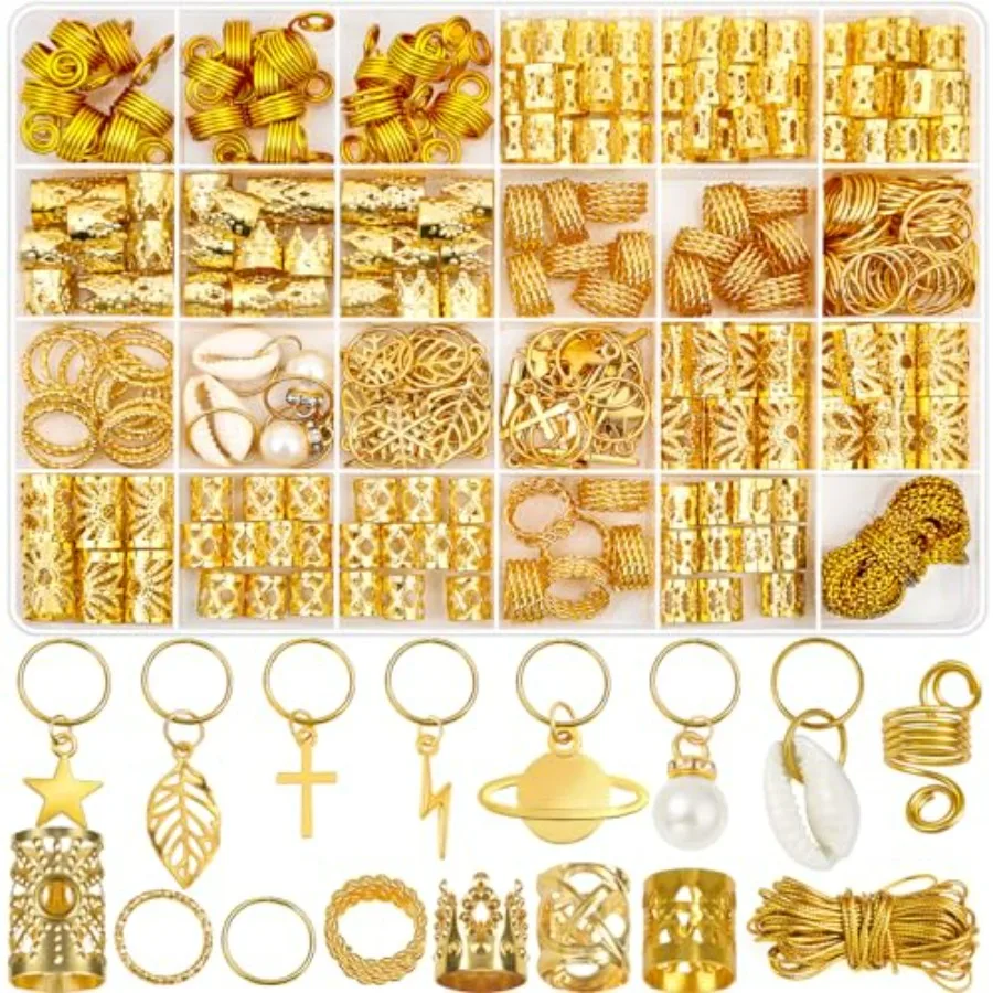 259 Pcs Hair Jewelry, Accessories for Braids Loc for s Dreadlocks Braid s s Cuffs Clips Dreadlock Accessories for Women's Loc C
259 Pcs Hair Jewelry, Accessories for Braids Loc for s Dreadlocks Braid s s Cuffs Clips Dreadlock Accessories for Women's Loc C