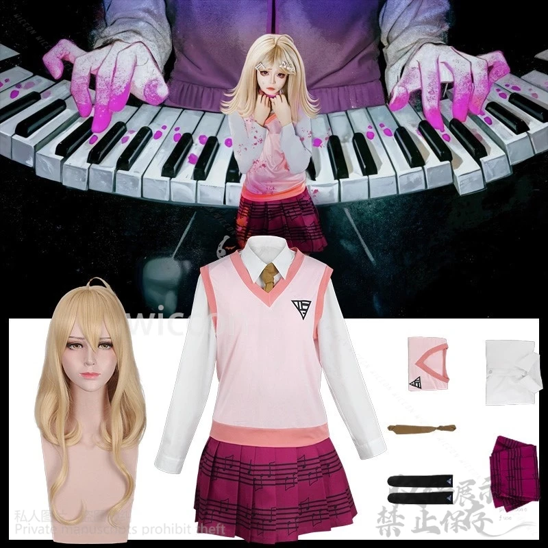 Игра Danganronpaaa Косплей Kaede Akamatsu Костюм Аниме JK Школьная форма Jirai Kei Розовое платье Парики для женщин Вечеринка по индивидуальному заказу
Игра Danganronpaaa Косплей Kaede Akamatsu Костюм Аниме JK Школьная форма Jirai Kei Розовое платье Парики для женщин Вечеринка по индивидуальному заказу