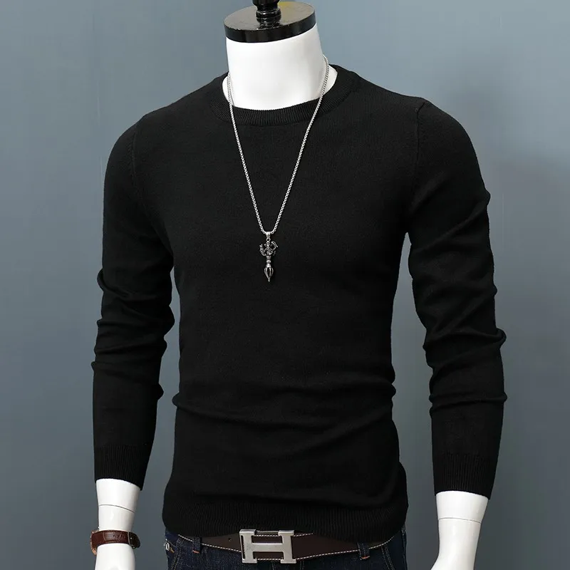 Men's Camere Knitwear Long Sve round Ne Sweater Thiened Winter Base Layer irt Pure Color Crew Ne Pullover Knitwear
Men's Camere Knitwear Long Sve round Ne Sweater Thiened Winter Base Layer irt Pure Color Crew Ne Pullover Knitwear